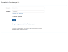 Tablet Screenshot of cambridge99.squadlist.co.uk